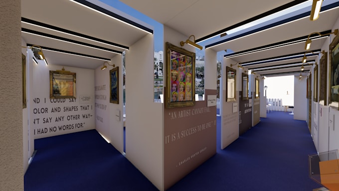 make 3d rendering of outdoor, informal and formal events