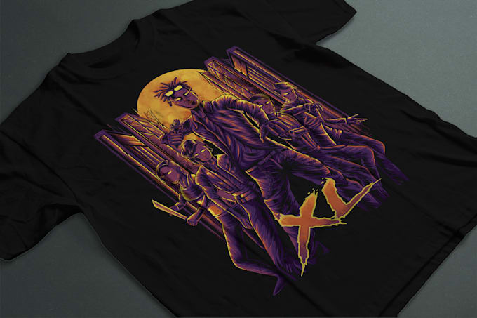 custom special t shirt illustration artwork your band
