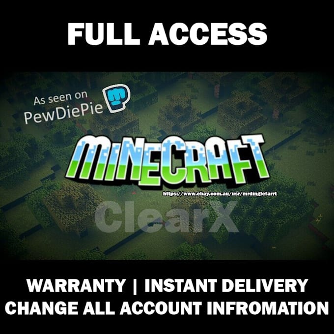 Minecraft java edition accounts by Mrdinglefart Fiverr