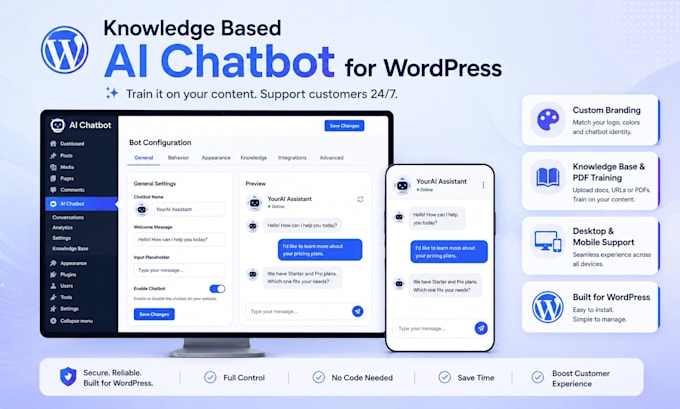 create an amazing ai chatbot for your wordpress site