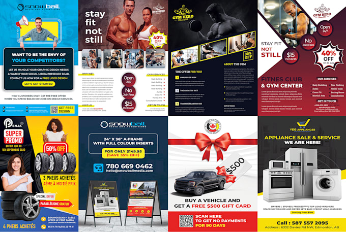design eye catching business or event flyers in 4 hours