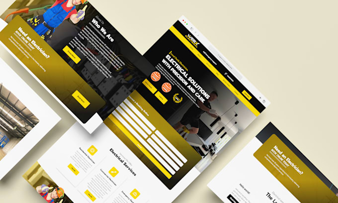 build wordpress landing page elementor, wix studio landing page design