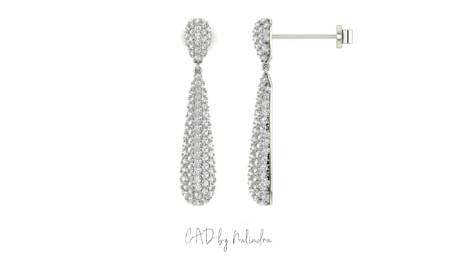 model 3d cad jewelry design and rendering designer