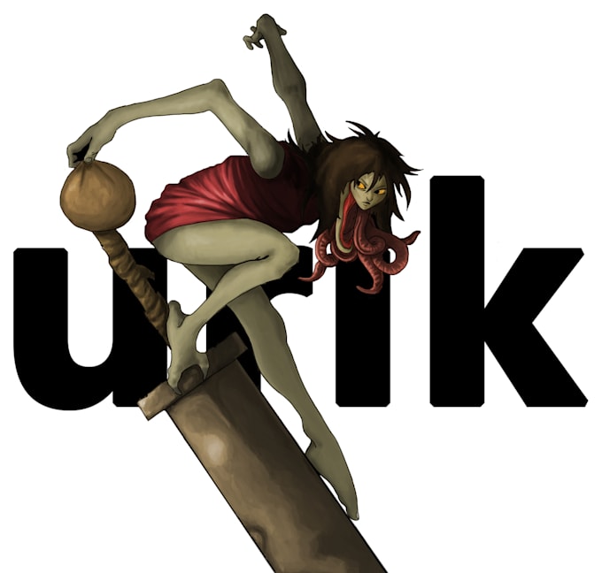 create a concept art, creature or a character design based on your idea