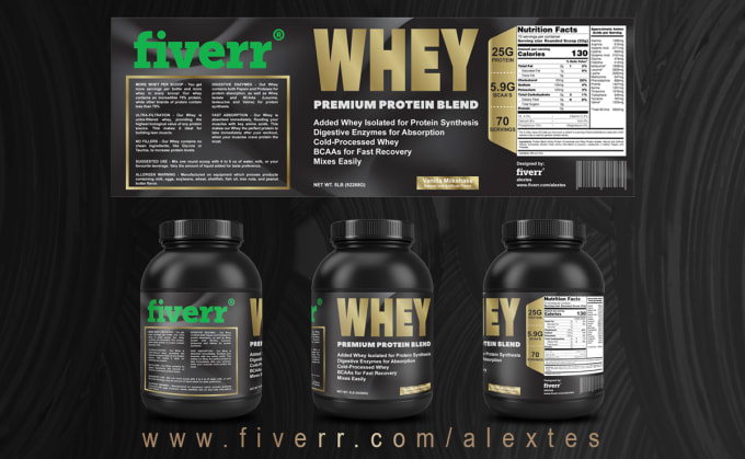 design product label or packaging