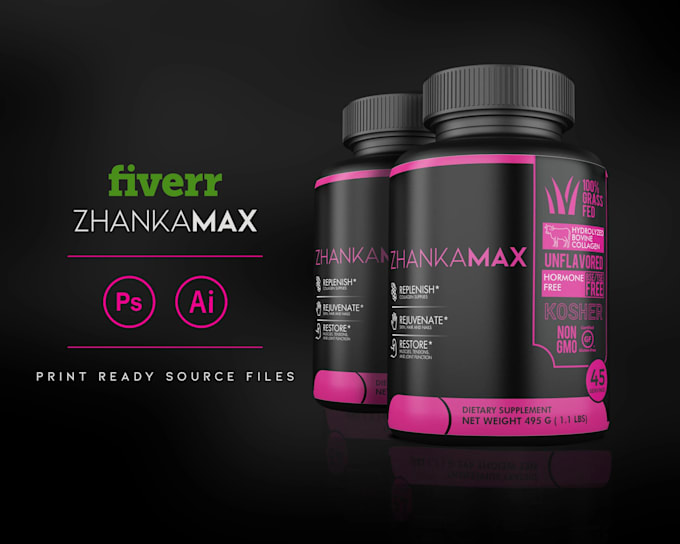 design unique packing design and cbd product labels