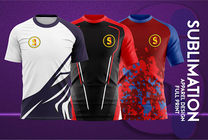 design a full print sublimation jersey or uniform