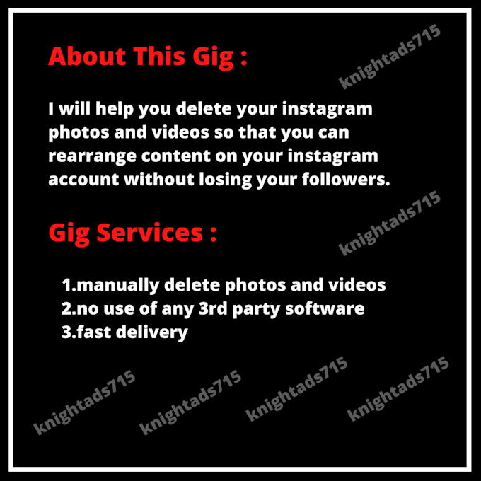 delete or archive instagram posts fast