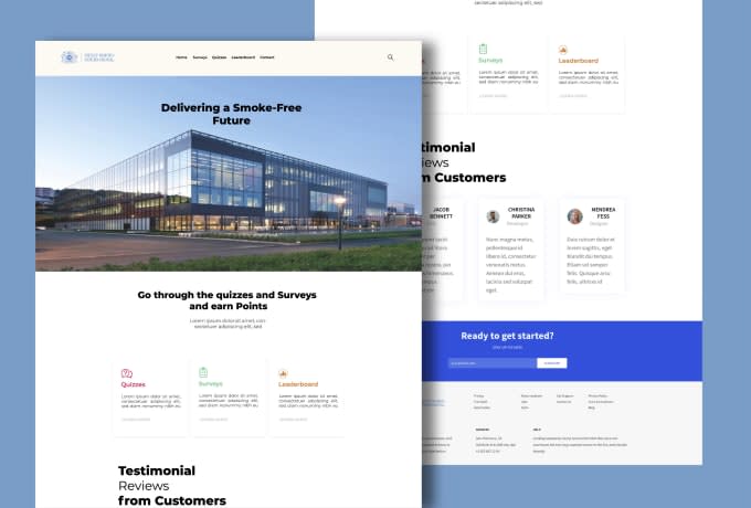 do website and mobile UI UX design