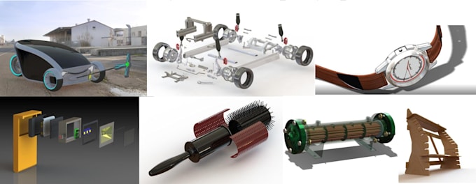 do 3d cad modeling technical drawing and product rendering