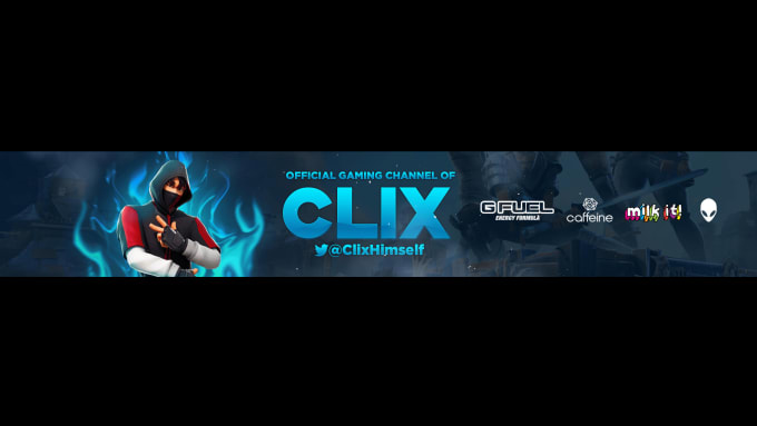 Design a professional fortnite gaming banner by Nightlightgfx Design a professional fortnite gaming banner by Nightlightgfx