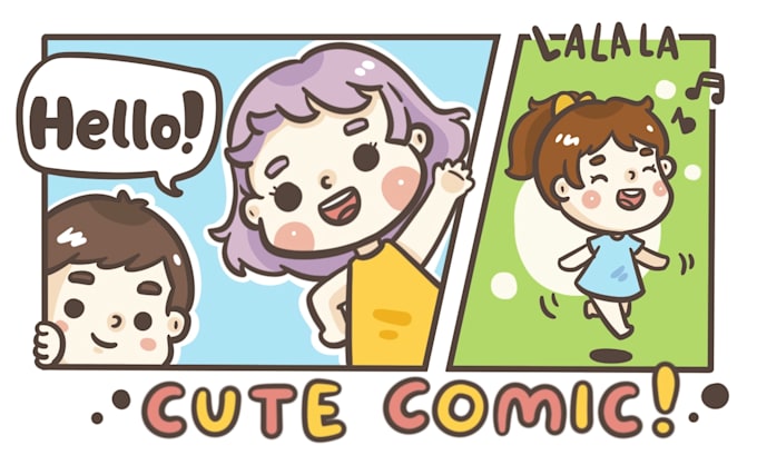 draw cute comic for you
