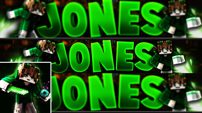 do a minecraft logo, banner within 10hours I promotion I