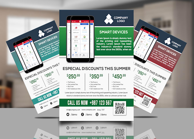 design awesome print ready flyer or magazine ad