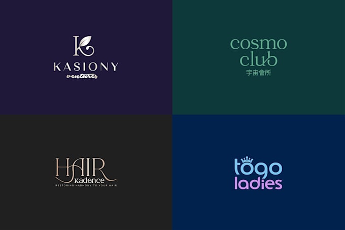 do sophisticated, luxe feminine logo design