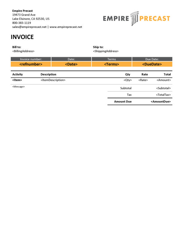 Design quickbooks online custom invoice template by Umerjamsa Fiverr