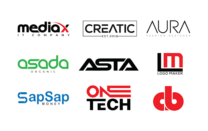 design modern typography, wordmark, lettermark, text based logo