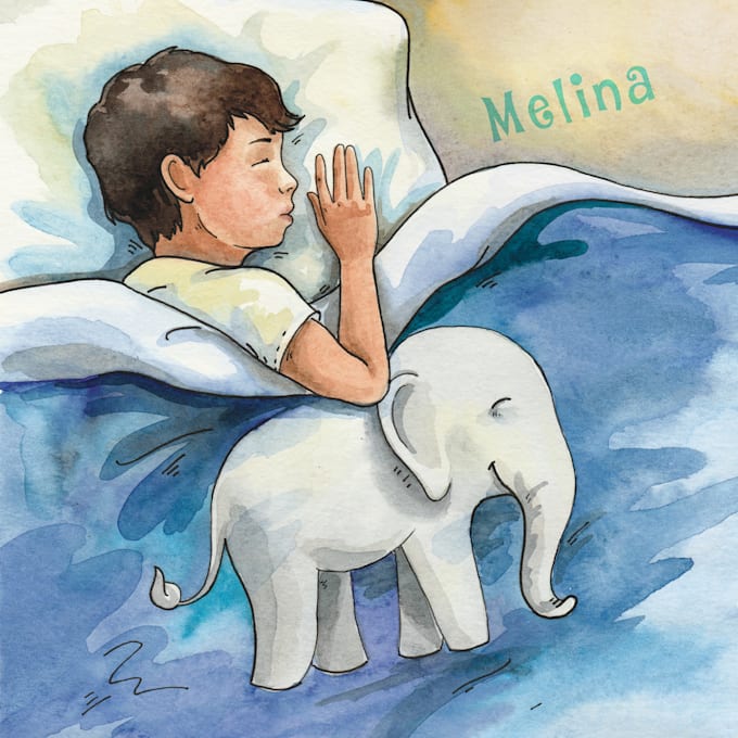 create nice children book illustrations