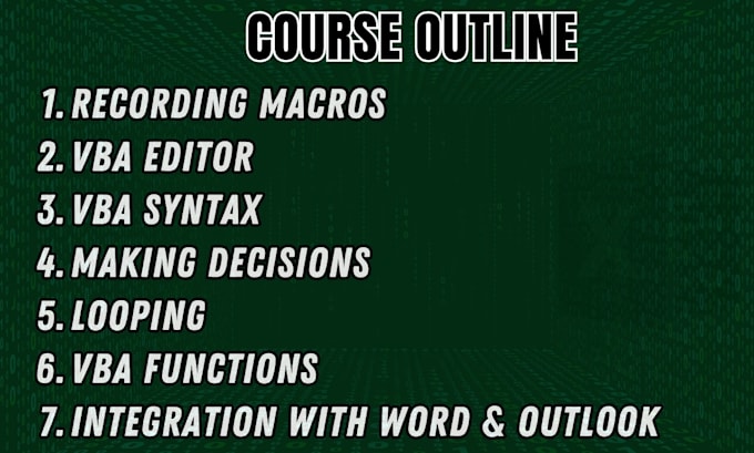 do online workshops on microsoft excel macro development