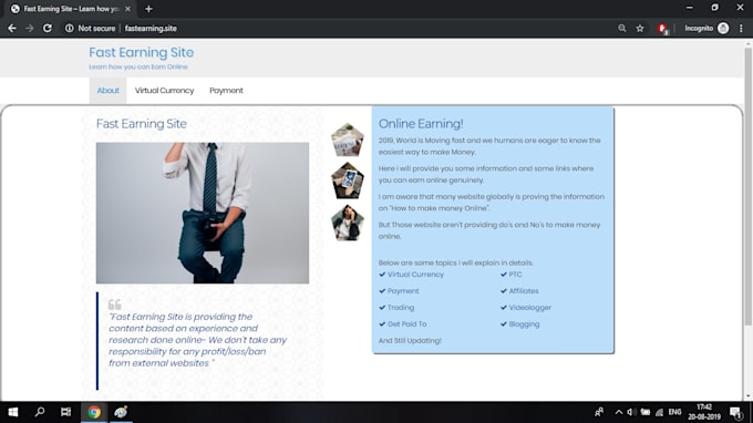 upload file on your websever