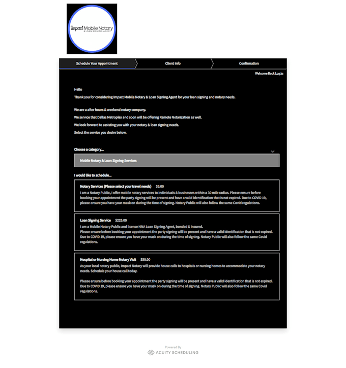 setup your appointment scheduling system