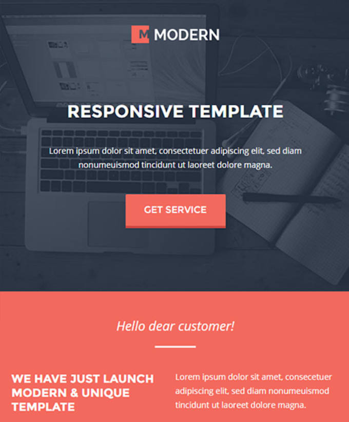 Convert idea, image, psd, pdf to html email template by Draganovo | Fiverr
