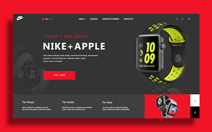 design, redesign business website landing page UI UX in figma, photoshop