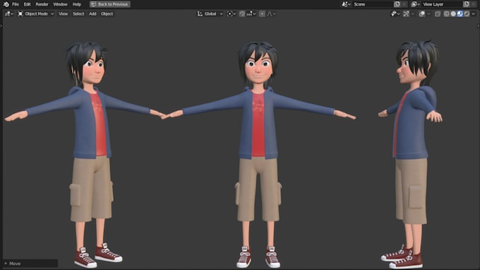 do 3d character modeling