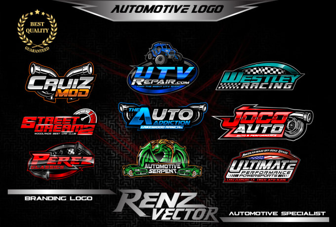 Create amazing logo racing, automotive with 3d style by Refly8 | Fiverr