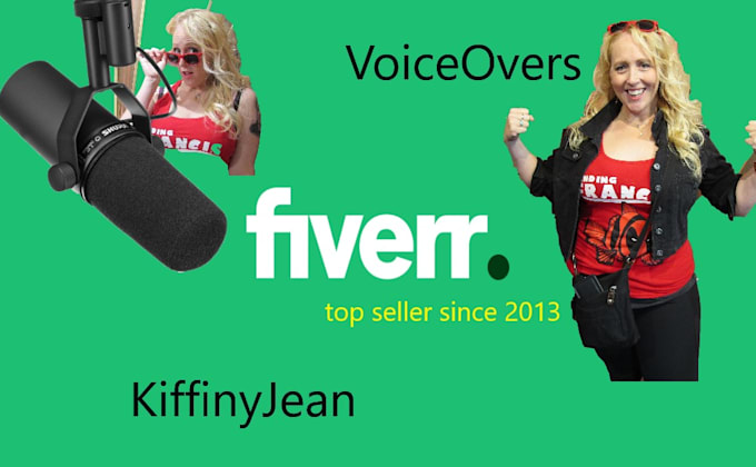record an outstanding female voiceover
