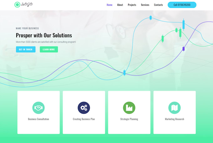 design wordpress website with elementor pro page builder and create landing page