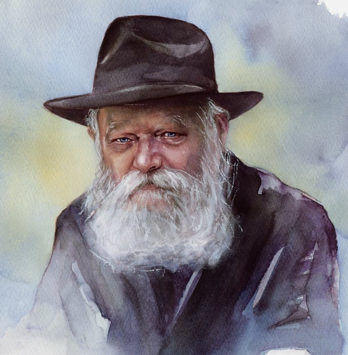 draw outstanding watercolor portrait