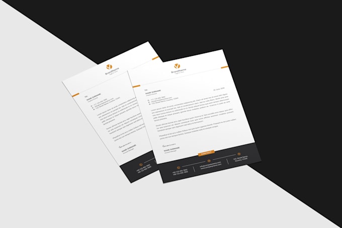 design professional and creative letterhead within 24 hours