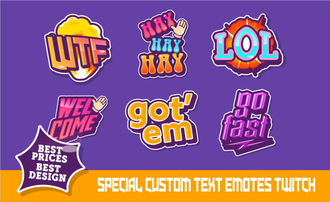 Make special custom twitch text and font emotes by Aftershift