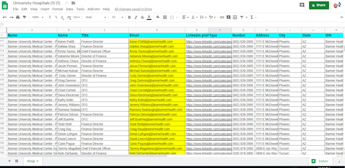 find contact information verified business emails