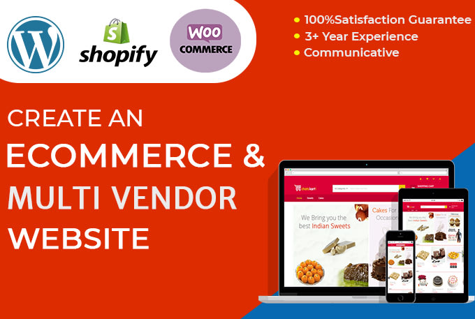 create professional ecommerce and multivendor website in wordpress