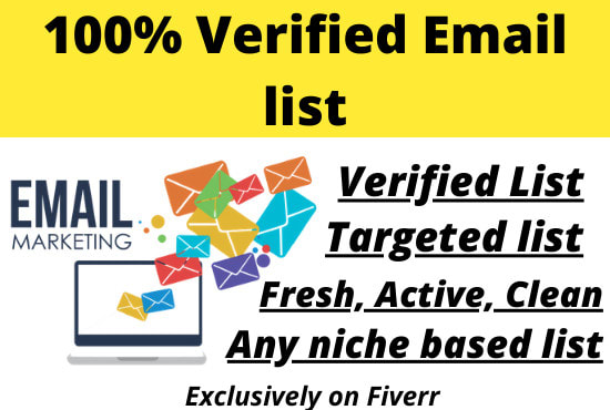 collect niche targeted verified email list