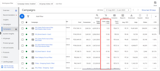 setup and optimize google ads adwords PPC campaigns search pmax shopping