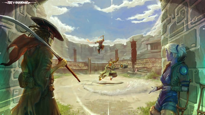 create concept art and illustration