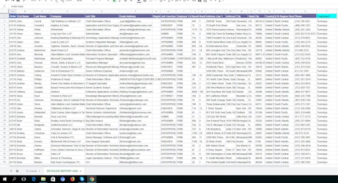 do linkedin lead generation and email list building for you