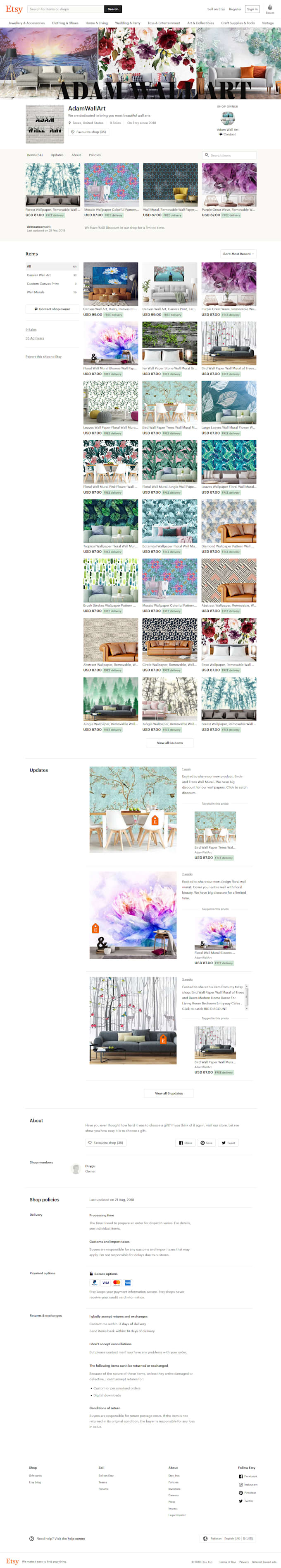 do etsy listing with seo