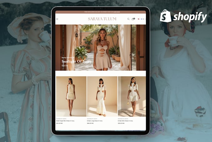 create a shopify dropshipping store or website