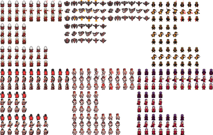 create pixelart characters for games or anything else