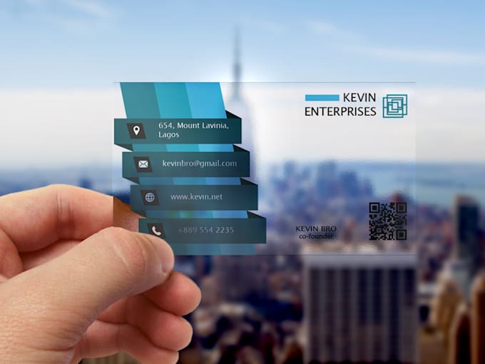 do luxury transparent business cards