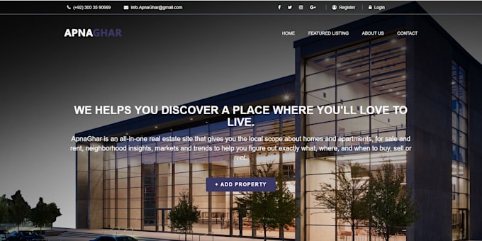 develop website using php, laravel