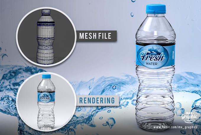 Do 3d modeling and rendering of your product by Mx_graphics | Fiverr