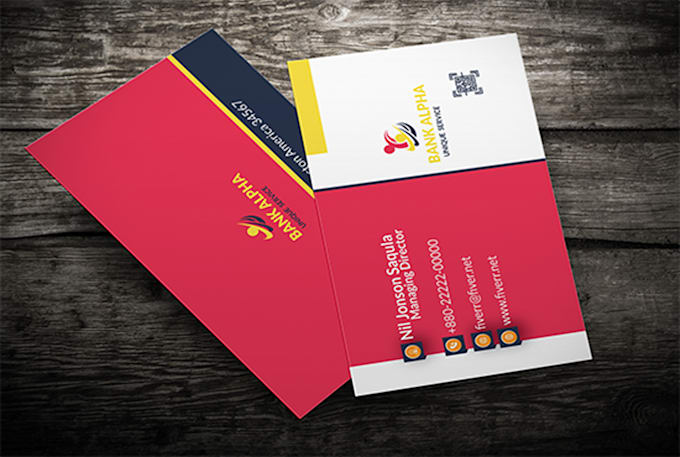 do a simple logistic  business card with unique concepts
