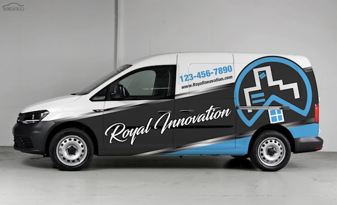 modern professional luxury vehicle wrap design