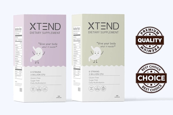 design product label or label or packaging design