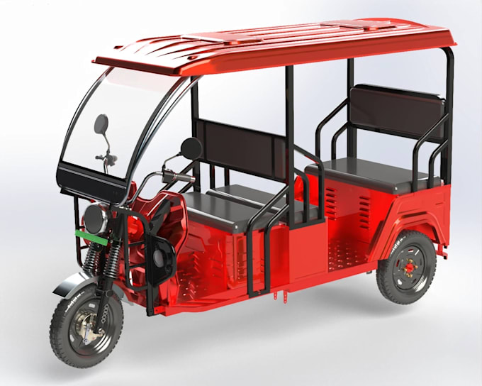 design e rickshaw, e auto, and electric vehicle components